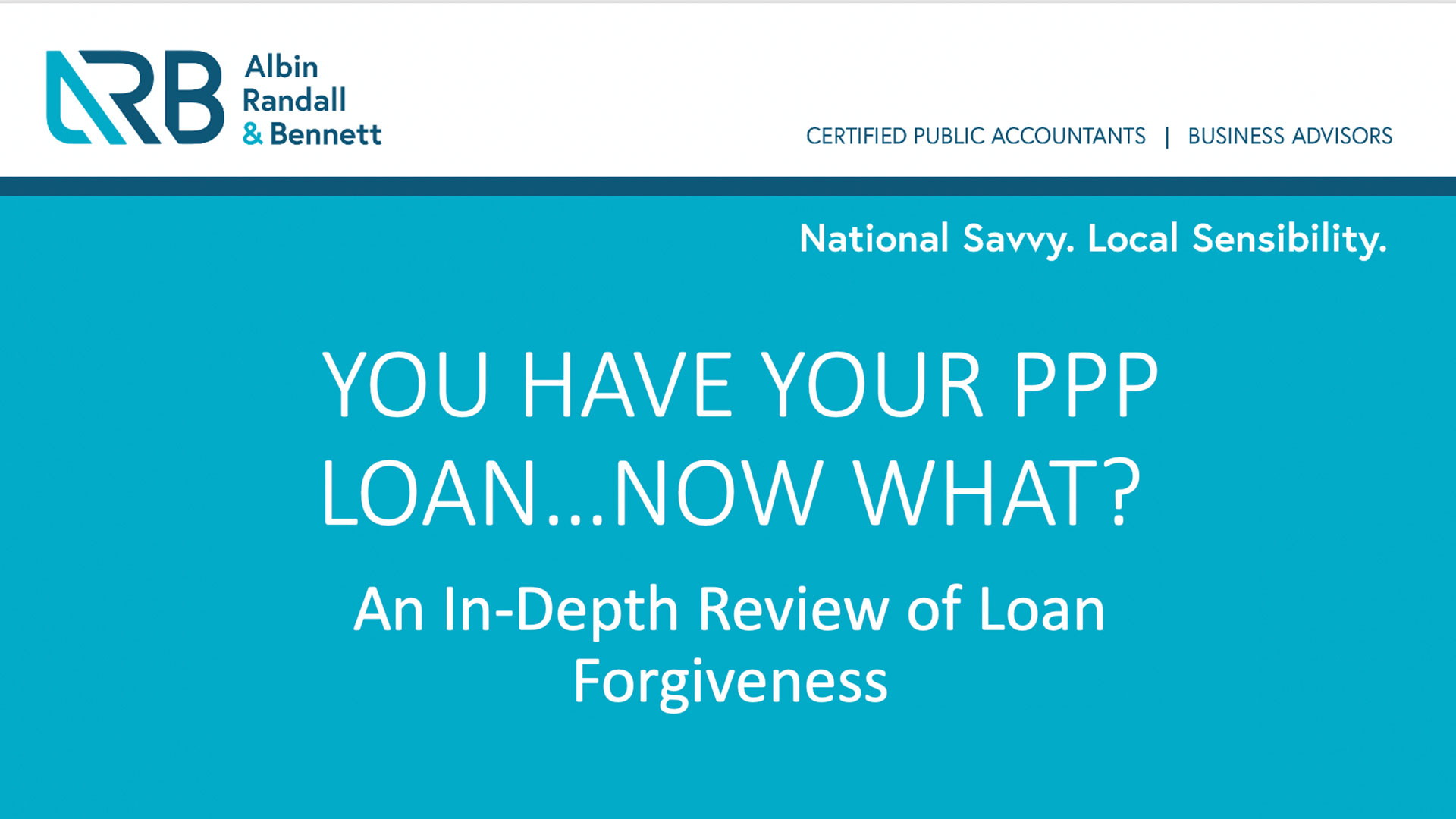 You Have Your PPP Loan...Now What?